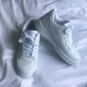 All white shoes